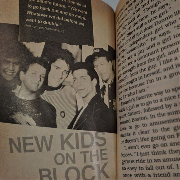 New Kids on the Block by Grace Catalano 1989 Bantam Books Paperback - Picture 7 of 8